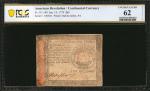 CC-100. Continental Currency. January 14, 1779. $65. PCGS Banknote Uncirculated 62 Details. Small St