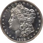1902 Morgan Silver Dollar. Proof-62 (NGC). CAC.