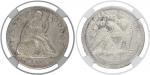 COINS，錢幣，UNITED STATES OF AMERICA，美國，USA: Silver “Seated Liberty” Dollar，1871，“IN GOD WE TRUST” abov