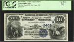 Las Vegas, New Mexico. $10 1882 Value Back. Fr. 579. The San Miguel NB. Charter #2454. PCGS Currency