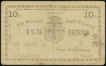 SARAWAK. Sarawak Government Treasury. 10 Cents, 5.6.1919. P-7.