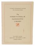 George Frederick Kolbe. The Harry W. Bass, Jr. Numismatic Library, Parts I-IV. 1998-2000. Softbound.
