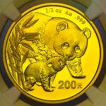2004年熊猫纪念金币1/2盎司 NGC MS 69