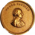 1859 Washington Cabinet Medalet. Modern Restrike. Musante GW-240, Baker-325D, Julian MT-22. Yellow B
