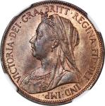1901年英国一组3枚，包括½ 便士及1便士一对，分别NGC MS64BN, UNC Details(有清洗) 及 MS63BN. Great Britain, a group of 3 coins,