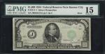 Fr. 2211-J. 1934 $1000 Federal Reserve Note. PMG Choice Fine 15.