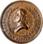 Undated (ca. 1876) Parsons Family Arms Medal. Third Obverse. Copper. 29 mm. Musante GW-848, Baker-64