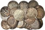 1895-1927年坐洋一元银币。40枚一组。