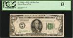 Fr. 2150-B*. 1928 $100 Federal Reserve Star Note. New York. PCGS Currency Fine 15.