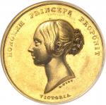 GRANDE-BRETAGNEVictoria (1837-1901). Médaille d’Or, prix de la Reine du Winchester College, par Benj