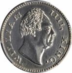 1835年印度1/4卢比。加尔各答铸币厂。INDIA. 1/4 Rupee Restrike, "1835."-(C). Calcutta Mint. William IV. PCGS PROOF-6