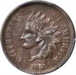 1872 Indian Cent. Bold N. EF-40 (PCGS).