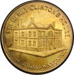 Undated (ca. 1870s) Sages Historical Tokens -- No. 12, Sir Henry Clintons House. No. 1 Broadway, N.Y