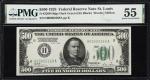 Fr. 2200-Hdgs. 1928 Dark Green Seal $500 Federal Reserve Note. St. Louis. PMG About Uncirculated 55.