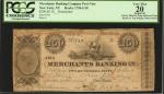 New York, New York. Merchants Banking Company Post Note. ND (18xx). $250. PCGS Very Fine 20 Apparent