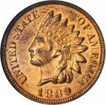 1889 Indian Cent. MS-64 RD (NGC).