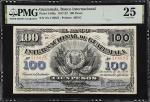 GUATEMALA. El Banco Intenacional de Guatemala. 100 Pesos, 1917-22. P-S160a. PMG Very Fine 25.