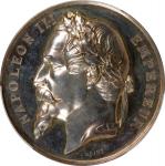 FRANCE. Napoleon III/Champagne Silver Award Medal, ND (ca. 1860-70). Paris Mint. PCGS SPECIMEN-62.