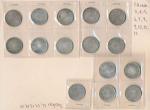Japan; 1926-1937, Lot of silver coin 50 Sen X 15 pcs.. Taishou Yr.11-Yr.15 & Showa Yr.3-Yr.12, 15 di