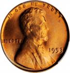 1953 Lincoln Cent. MS-67 RD (PCGS).