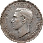 1947年加拿大一圆。渥太华铸币厂。CANADA. Dollar, 1947. Ottawa Mint. George VI. PCGS Genuine--Scratch, AU Details.