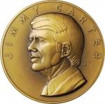 1977 Jimmy Carter Inaugural Medal. Bronze. 69.7 mm. MacNeil-JC 1977-5. Mint State.