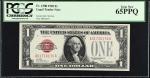 Fr. 1500. 1928 $1  Legal Tender Note. PCGS Currency Gem New 65 PPQ.