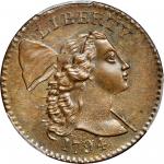 1794 Liberty Cap Cent. S-24. Rarity-1. Head of 1794. MS-65 BN (PCGS). Gold Shield Holder.