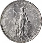 1899-B年英国贸易银元站洋一圆银币。孟买铸币厂。GREAT BRITAIN. Trade Dollar, 1899-B. Bombay Mint. PCGS MS-62 Gold Shield.