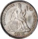 1876 Liberty Seated Dime. MS-66+ (PCGS). CAC.