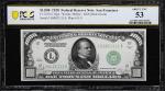 Fr. 2210-L. 1928 Dark Green Seal $1000 Federal Reserve Note. San Francisco. PCGS Banknote About Unci