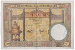 BANKNOTES, 纸钞, FRENCH INDO-CHINA, 法属印度支那, Banque de l’Indochine: 100-Piastres, ND (1936-39), serial 