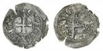 Anglo-Gallic, Aquitaine, Edward III (1327-77), "Black money", Obole au leopard, 0.50g, ed: rex angli