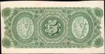 Similar to Friedberg 64 (W-650). 1869 $5 Legal Tender Note. PCGS Currency Very Fine 35. Essay Back P