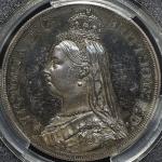 GREAT BRITAIN Victoria ヴィクトリア(1837~1901) Crown 1887 PCGS-PR64 トーン Proof UNC+