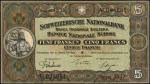 SWITZERLAND. Schweizerische Nationalbank. 5 Francs, 1926. P-11g. Uncirculated.