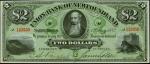 CANADA. Union Bank of Newfoundland. 2 Dollars, 1882. Ch. #750-16-02. PMG Gem Uncirculated 65 EPQ.