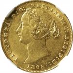 AUSTRALIA. Sovereign, 1868-SYDNEY. Sydney Mint. Victoria. NGC MS-61.