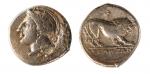 古希腊雅典娜獅子德拉克马银币 7. lg打制精美，保存完好，极美品