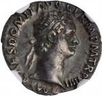DOMITIAN, A.D. 81-96. AR Denarius, Rome Mint, A.D. 90. NGC Ch EF.
