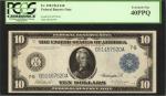 Lot of (4) 1914 $10 Federal Reserve Notes. Graded.