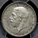 GREAT BRITAIN George V ジョージ5世(1910~36) Florin 1927  PCGS-PR64 Proof UNC+