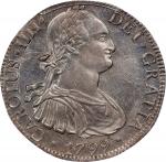 MEXICO. 8 Reales, 1799-Mo FM. Mexico City Mint. Charles IV. PCGS Genuine--Tooled, AU Details.