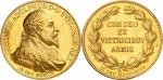 Oscar II (1872-1907). Médaille en or 1894, fêtant le tricentenaire de la naissance de Gustave II le 