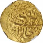ISLAMIC KINGDOMS. Manghits of Bukhara. Tilla, AH 1266//AH 1266 (1850/1). Bukhara Mint. time of Nasru