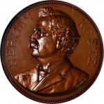 1895 Philadelphia Mint Superintendent Herman Kretz Medal. By Charles E. Barber. Failor-Hayden Unlist