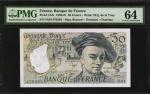 FRANCE. Banque de France. 50 Francs, 1990-91. P-152e. PMG Choice Uncirculated 64.