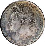 GREAT BRITAIN. 1/2 Crown, 1820. London Mint. George IV. PCGS Genuine--Cleaned, Unc Details Gold Shie