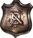 Union. IX Corps. Corps Badge to Frank K. Hobbs, Company F, 18th New Hampshire Volunteers. Silver.