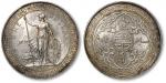 1901年（C）香港贸易银元“站洋”壹圆银币一枚，原味包浆，底光莹亮，PCGS AU58（88219029）